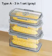 Joybos® Seal Timer Food Container Gray TYPEA-3 IN 1 SET