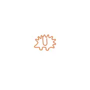 20Pcs/box Cute hedgehog Shape Paper Clips Bookmarks Photo Memo Ticket Clip Stationery School Supplies Gifts