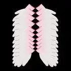 10Pairs 13 Needles Nylon Labor Protection Anti-static Non-slip Gloves White Pink
