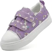 [xinlanlin] Toddler Shoes for Boys and Girls Low Top Adjustable Strap Kids Canvas Sneakers Walking Running Casual Shoes