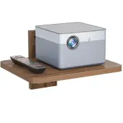 Wall Mount Shelf Holds Up to 22lbs Wooden Floating TV Shelf DVD Shelf Project...