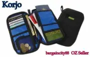 Korjo Large Travel Wallet Passport Holder Organiser Pouch for Card Tickets Money