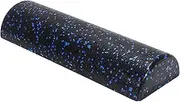 Half Round Foam Roller - Half Round Back Bolster | High Density Half-Round Foam Rollers For Body Conditioning, Pilates, Yoga, Stretching, Balance & Core Exercises