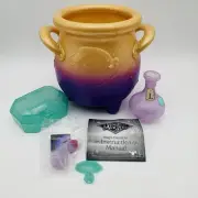 Magic Mixies Magical Misting Cauldron Purple & Gold W/4 Accessories No Plushie