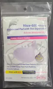 Pedifix Visco-Gel Silicone Metatarsal Pad With Toe Separator Large Left 3003
