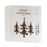 Mini Lucite Block - Merry Christmas, Small Holiday Decor Designs - Pack of 4
