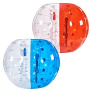 Inflatable Bumper Balls 2-Pack, 5FT/1.5M Body Sumo Zorb Balls for Teen & Adult, 0.8mm Thick PVC Human Hamster Bubble Balls for Outdoor Team Gaming Play, Bumper Bopper Toys for Garden, Yard,