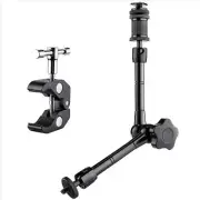 11" Articulating Magic Arm w/ Super Clamp for Camera LCD Monitor LED Video Light