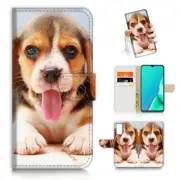 ( For Vivo Y22s ) Wallet Flip Case Cover AJ23295 Beagle Dog Puppy
