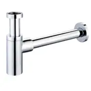 40mm p-trap vanity basin sink Round Bottle Trap waste pipe drain