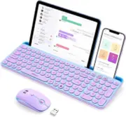 Seenda Bluetooth keyboard and mouse combo blue/purple MacBook/Windows