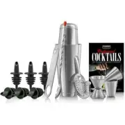 NutriChef NCCS15PC 15 Piece Mixology Bartender Cocktail Shaker Set Drink Shaker