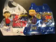 Peanuts Pepsi "2 Different Hand-Bell Figures" NIP From 2004 Japan