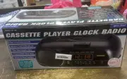 Lenoxx Sound AM/FM Digital Clock Radio Cassette Player Model CR-186 NEW!!