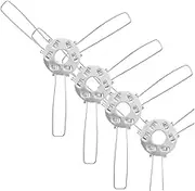 DOITOOL 20pcs DIY Lampshade Fixators for Small Lamp Shades Clip Lamp Holder Parts