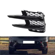 left Front Bumper Fog Light Grille For Land Rover Range Rover Velar 17-22 BLK