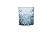 Pasabahce Glass Timeless Double Old Fashioned Blue 345ml - Set 4