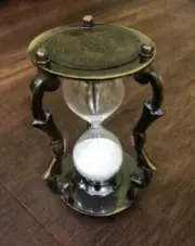 Brass Sand Timer Hourglass, Nautical Antique Classic Sand Timer Hourglass new