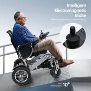 600W Lightweight Folding Electric Power Wheelchair Motorised Mobility Scooter