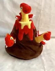 Squeaky Plush DOG TOY - Interactive Hide and Seek Volcano and Dragons 4 Piece
