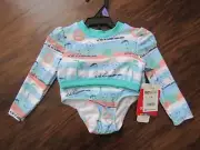 NEW WITH TAGS INFANT GIRLS TWO PIECE COCOMELON BATHING SUIT SIZE 12 MONTHS