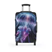 Oceanic Creatures Trio: 2 Jellyfish Suitcases & 1 Axolotl Suitcase Set
