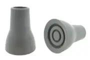 Rubber Walking Stick Tips - 19mm Large Based Heavy Duty Cane Ferrules - 4 Pcs