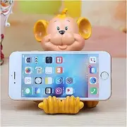 Car Decoration Cute Monkey Doll Mobile Phone Holder Car Interior Dashboard Decoration Toy Cute Car Accessories (Color : Yellow Monkey)