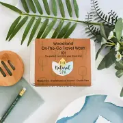 Woodland - Zero Waste Travel kit , On the Go, Low waste kit, Wash kit