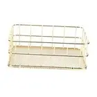 Gold Basket, Wire Storage Baskets Metal Pantry Organization Bins Cabinets Mesh