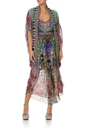 OPEN FRONT CARDI CAPE GUARDIANS OF THE SUN
