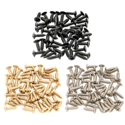 Pack of 50 Guitar Pickguard Screw Electric Guitar Pickguard Screws Installation
