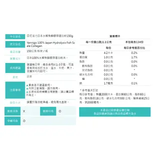 【熱銷排行】日本NIPPI亞尼活力日本水解魚鱗膠原蛋白粉150g │高濃度100%純膠原│孕婦 哺乳期推薦