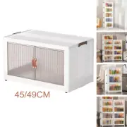 Collapsible Stackable Storage Bin Storage Cabinet Wardrobe for Home Ofiice
