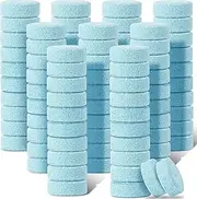Boao 100 Pcs Car Windshield Washer Tablets Cleaning Washer Fluid Tablets Glass Concentrated Cleaner Windshield Wiper Fluid Solid Effervescent Tablets Remove Auto Glass Stains Clear Car Vision