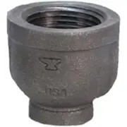 Anvil 8700134805, Malleable Iron Pipe Fitting, Reducer Coupling, 2" x 1-1/4" NPT
