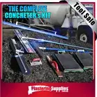 Concreters Tool Kit inc Bull Float Fresno Trowel Placer Ext Handle Edger Screed