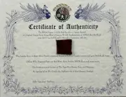Certificate Of Authenticity Dojo Carpet