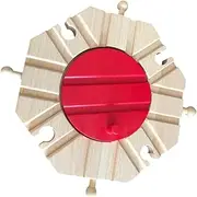 1Set Wooden Railway Track Components DIY Assembling Train Track Set for Block for Creative Play and Imaginative Fun