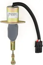 3930233 3928161 3930234 3964624 6743-81-9140 SA-4335-24 Flameout Solenoid Valve 12V 24V Compatible with Komatsu Excavator Compatible with Cummins 6CT 8.3(24V)