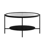 Lida Round Fluted Glass Coffee Table