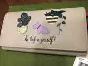 Limited NWT Radley London HANDMADE "Be-leaf in Yourself" Genuine Leather Wallet.