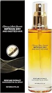 Conditioning Oil Spray Scalp & Hair Strengthener Leave-in – 80ml Scented Oil Perfume for Women, Repairing Essence Hair Mask for Dry & Knotted Hair Essential Oil Spray (1)