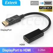 25cm DisplayPort Display Port DP Male to HDMI Female Adapter Converter 1080P