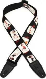 Levy's MPS2 Polyester Guitar Strap - Sonic Art (2-pack) Bundle