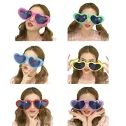 Oversized Heart Sunglasses Female Exaggerated Sunglasses Humorous Party Eyewear