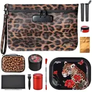 Storage Bag with Combination Lock and Accessories Travel Medicine Bag Contain...