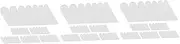 IWOWHERO 3sets Silk Nail Art Tool Adhesive Silk Wrap for Nails Manicure Accessory 6sheets*3
