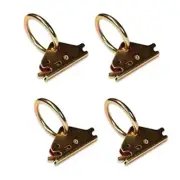 4 Packs Steel E-Track O- Tie-Down Anchors for E-Track Tie-Down System4809
