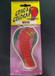 Cobra Cologne Air Freshener - Musk (For Cars, Boats, Trucks & Homes)